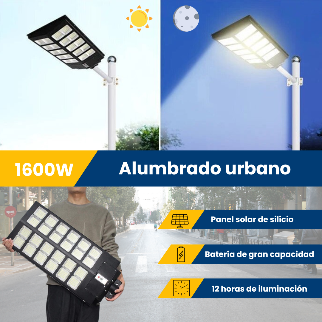 Lámpara Solar 1.600Watts