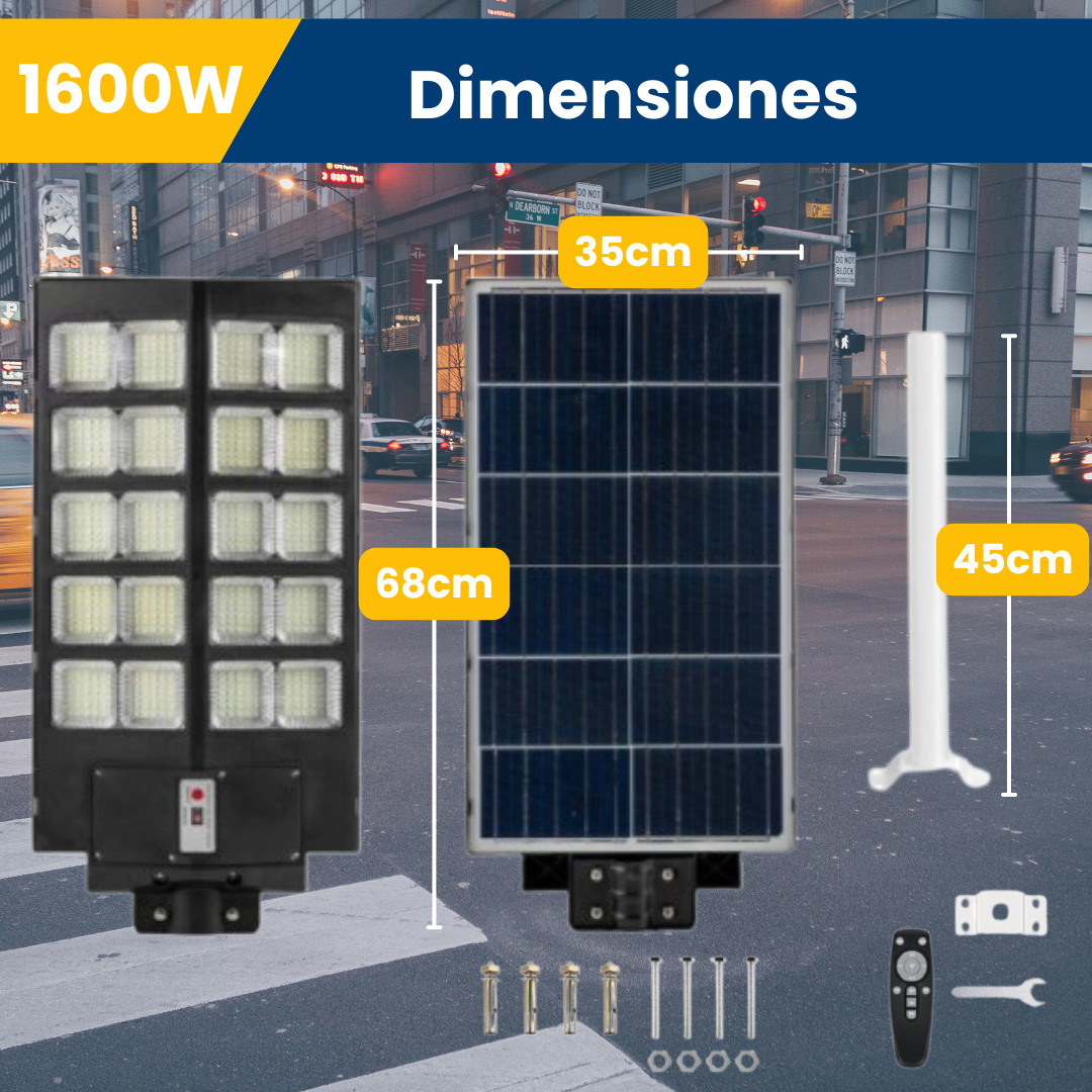 Lámpara Solar 1.600Watts